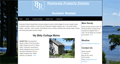 Desktop Screenshot of peninsulapropertyrentals.com